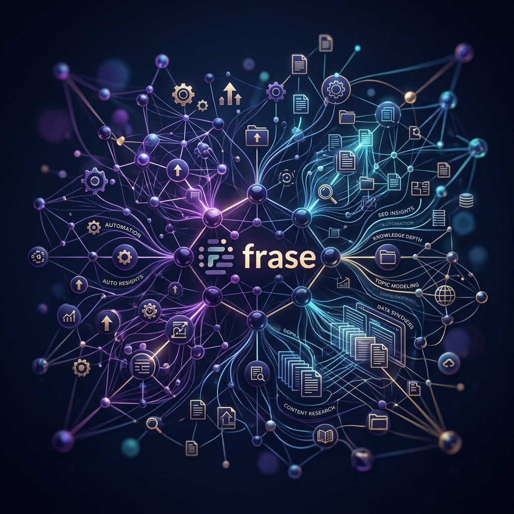 Frase SEO research and content brief generation tool